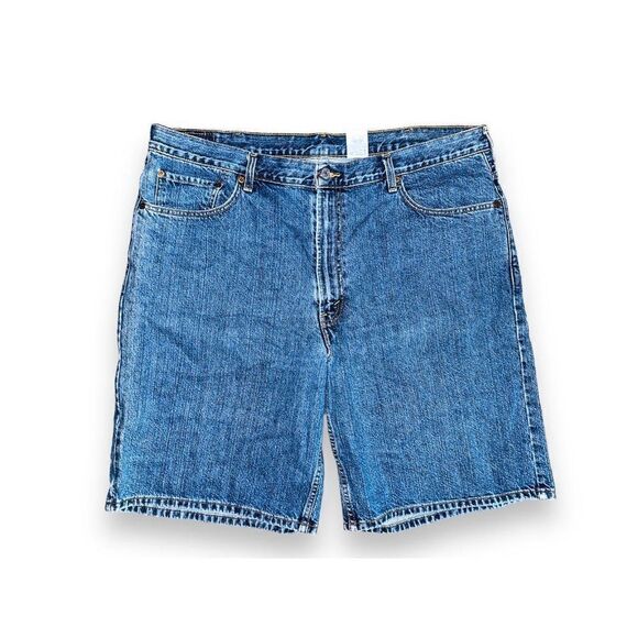 N9 Levi's 550 Mens Jean Shorts Jorts Denim Size 42 Baggy Loose Skater - Picture 1 of 5